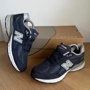 New Balance 990 ‘Navy Blue/White’ Kids Sneakers - 4.5 Y- W 6